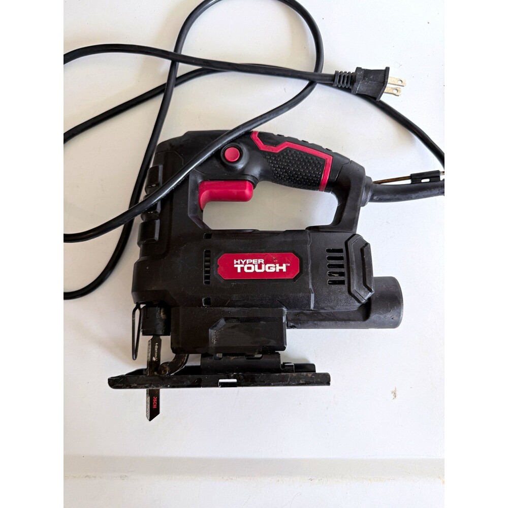 Hyper Tough 44002 Corded Electric Jigsaw 120V 3.5A Black/Red